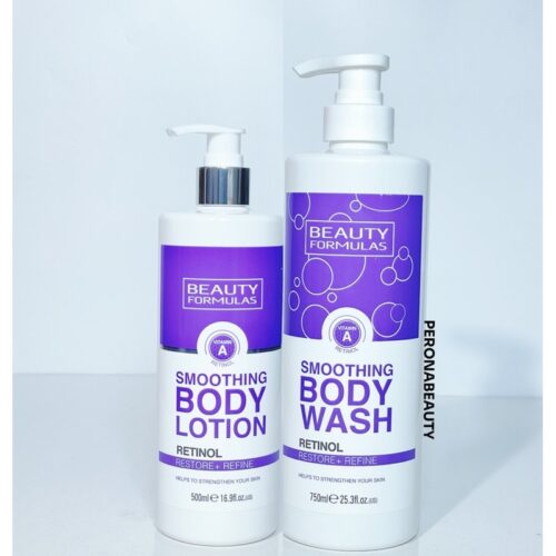 (Combo Deal) Beauty Formulas Retinol Body Wash  & Beauty Formulas Retinol Body Lotion
