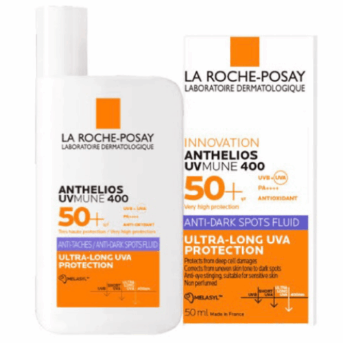 La Roche Posay Anthelios UVMune 400 Anti Dark Spots Fluid Sunscreen – SPF 50 | 50ml