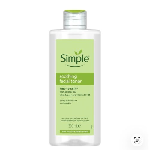Simple Soothing Facial Toner