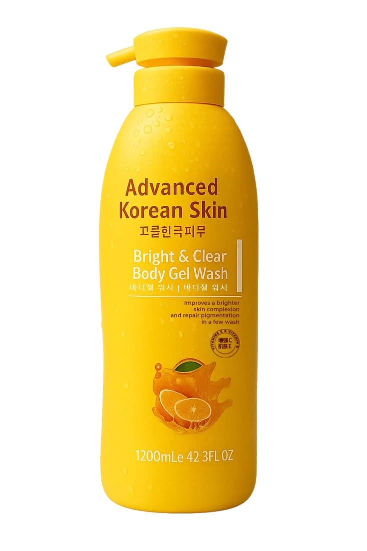 Advanced Korean Skin Bright & Clear Body Gel Wash